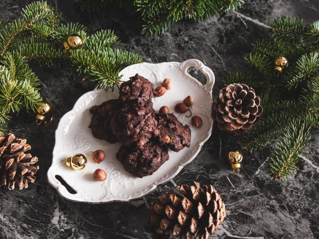 Vánoční čokoládové sušenky bez lepku - recept.