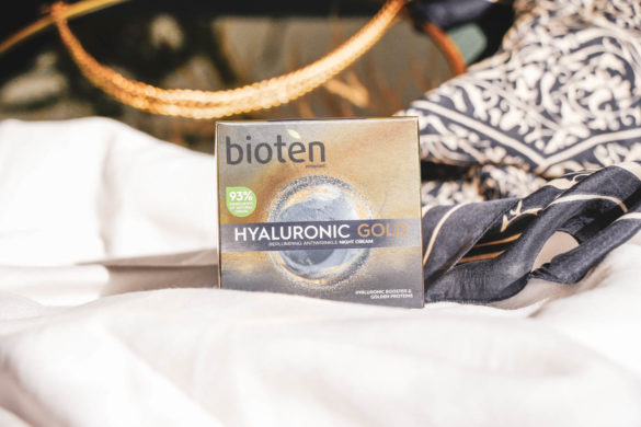 Recenze kosmetické péče pro zralou pleť Bioten Hyaluronic Gold.